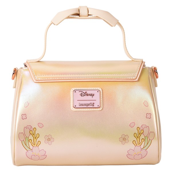 Borsa a tracolla con manico a fiocco Stitch & Angelo Cherry Blossom - DISNEY LOUNGEFLY