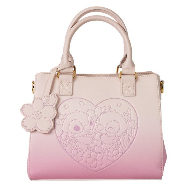 Borsa a tracolla Stitch & Angelo Cherry Blossom Heart - DISNEY LOUNGEFLY