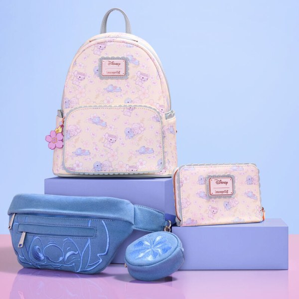 Mini zaino Stitch & Angelo Cherry Blossom - DISNEY LOUNGEFLY