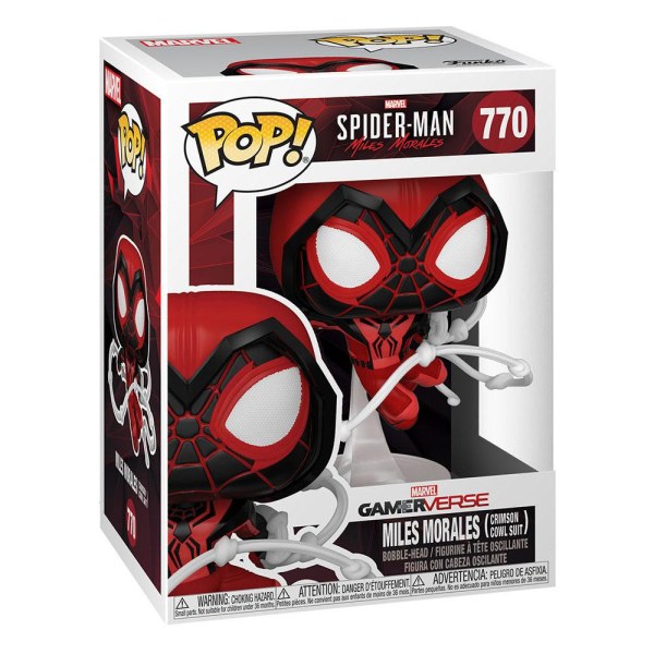 Marvel's Spider-Man POP! 770 Games Figurina in vinile Miles Morales Red Suit 9 cm