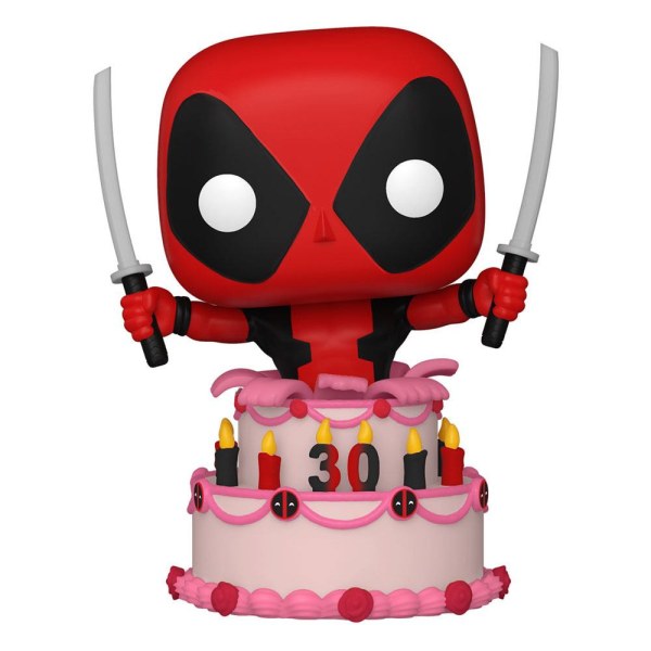Marvel Deadpool 30° Anniversario POP! 776 Vinile Deadpool in Torta 9 cm