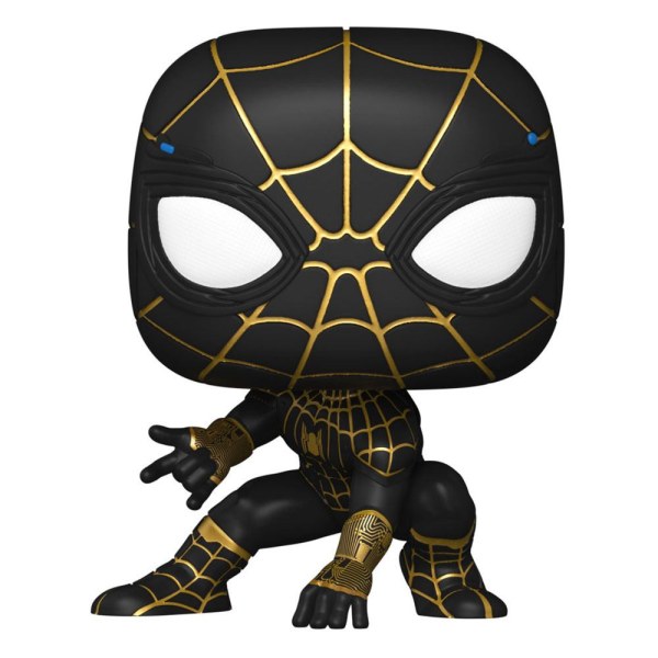Spider-Man: No Way Home POP! 911 Figurina in vinile Spider-Man (tuta nera e oro) 9 cm
