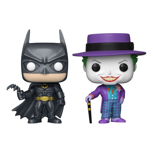 Batman (1989)pack 2 POP! Heroes Vinyl figure Batman & The Joker 9 cm