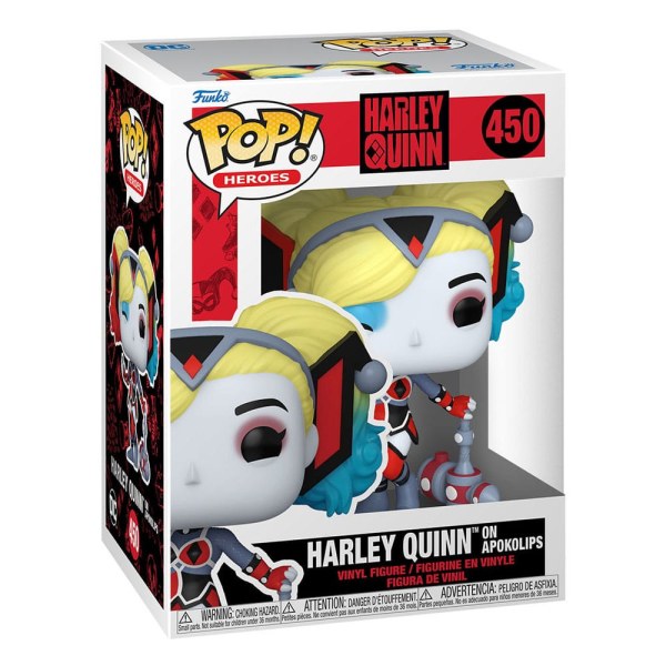 DC Comics: Harley Quinn Takeover POP! 451 Heroes Figura in vinile Harley con pipistrello 9 cm