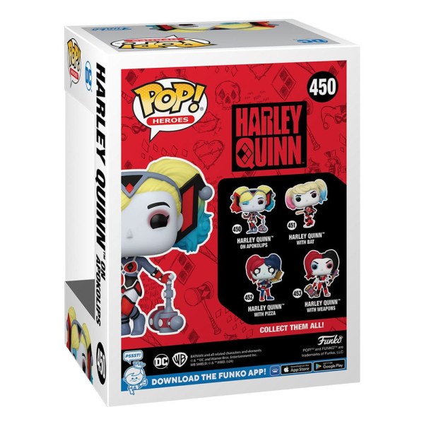 DC Comics: Harley Quinn Takeover POP! 451 Heroes Figura in vinile Harley con pipistrello 9 cm