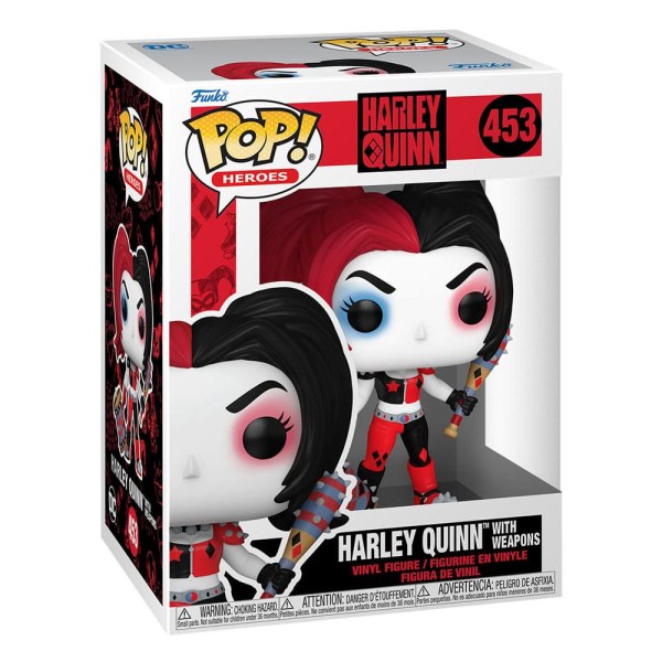 DC Comics: Harley Quinn Takeover POP! 453 Heroes Figura in vinile Harley con armi 9 cm