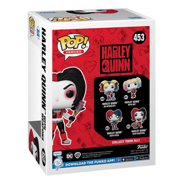 DC Comics: Harley Quinn Takeover POP! 453 Heroes Figura in vinile Harley con armi 9 cm