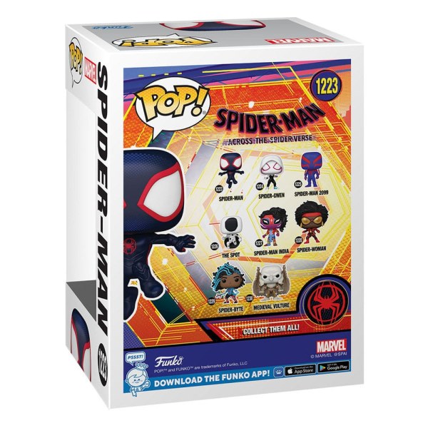 Spider-Man: Across the Spider-Verse POP! 1223 Film Figurina in vinile Spider-Man 9 cm