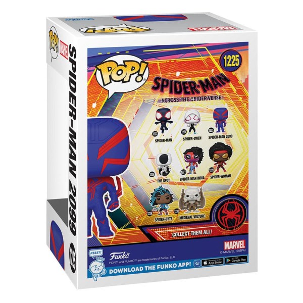Spider-Man: Across the Spider-Verse POP! 1225 Film Figurina in vinile Spider-Man 2099 9 cm