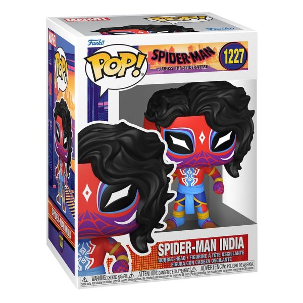 Spider-Man: Across the Spider-Verse POP! 1227 Film Figurina in vinile Spider-Man India 9 cm
