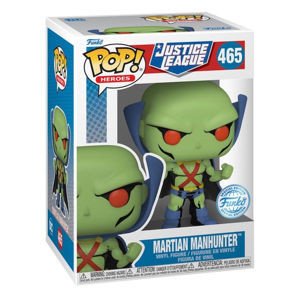DC Comics POP! 465 Heroes Figurina in vinile JL Comic - Martian Manhunter 9 cm
