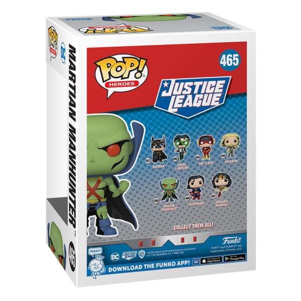 DC Comics POP! 465 Heroes Figurina in vinile JL Comic - Martian Manhunter 9 cm