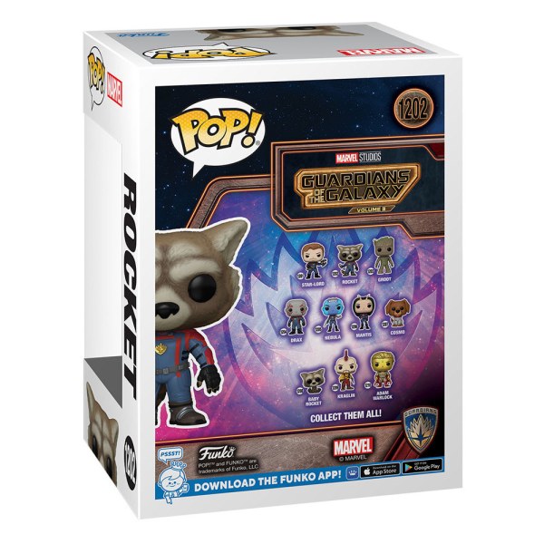 Guardiani della Galassia Vol. 3 POP! 1203 Figura in vinile Rocket 9 cm