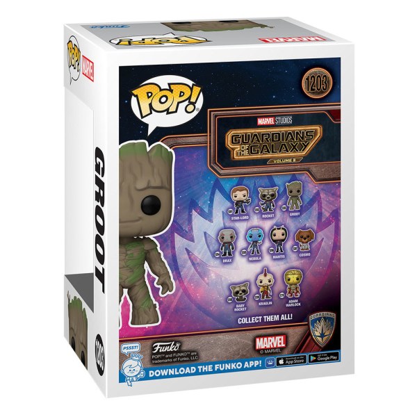 Guardiani della Galassia Vol. 3 POP! 1203 Figura in vinile Groot 9 cm