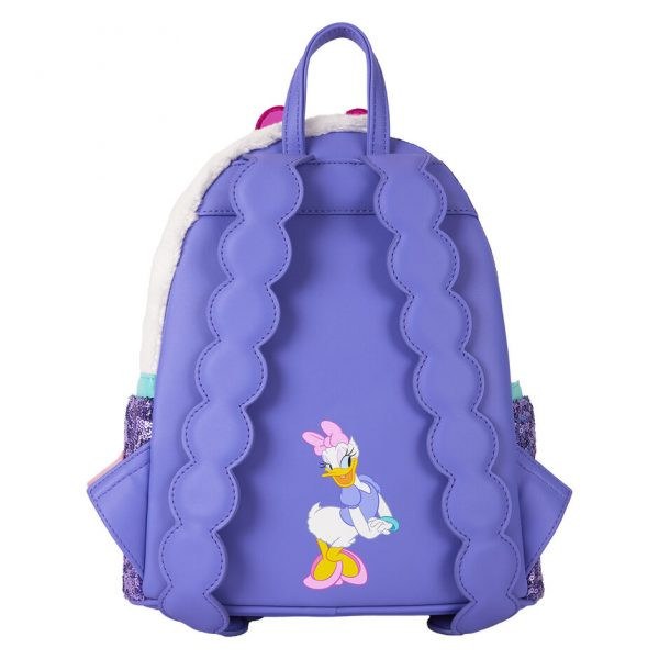 Mini zaino Daisy Plush - DISNEY LOUNGEFLY Daisy 85° Anniversario