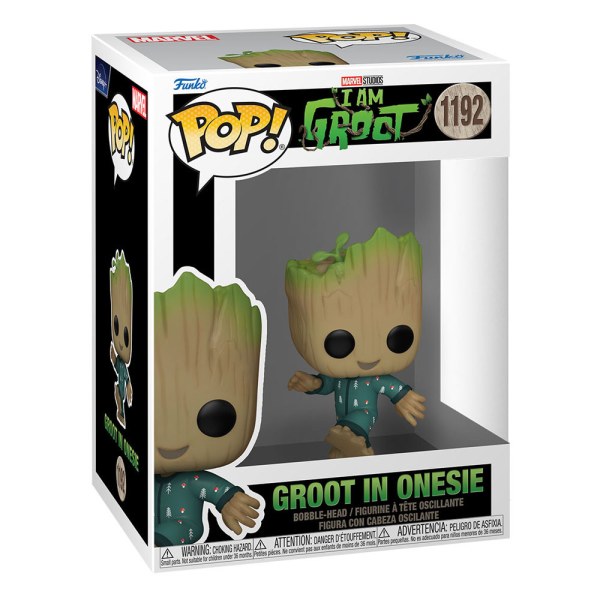 Mi chiamo Groot POP! 1192 Figura in vinile Groot PJs (danzante) 9 cm