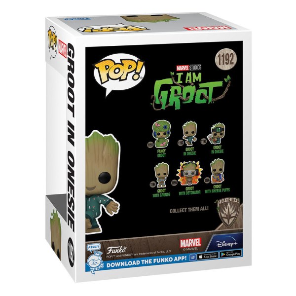 Mi chiamo Groot POP! 1192 Figura in vinile Groot PJs (danzante) 9 cm