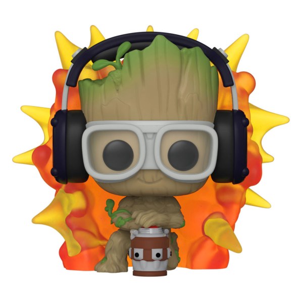 Il mio nome è Groot POP! 1195 Figura in vinile Groot con detonatore 9 cm