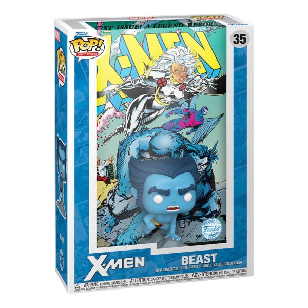 Marvel POP! Figura in vinile con copertina a fumetti X-Men n. 1 (Bestia) 9 cm
