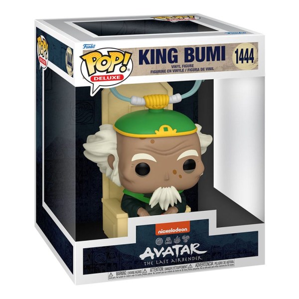Avatar: The Last Airbender POP! 1444 Deluxe Vinyl King Bumi Figura 9 cm