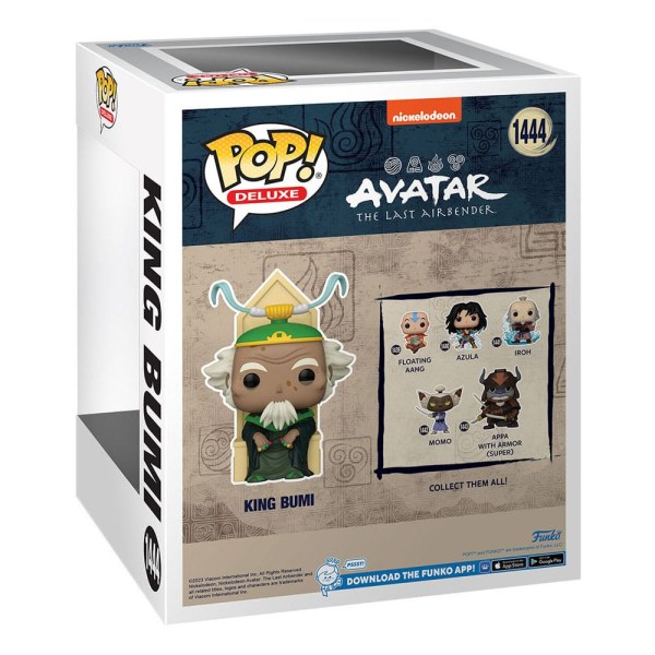 Avatar: The Last Airbender POP! 1444 Deluxe Vinyl King Bumi Figura 9 cm