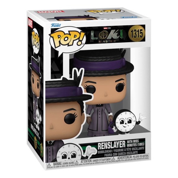 Loki POP! 1315 Figurina in vinile Renslayer con Miss Minutes 9 cm