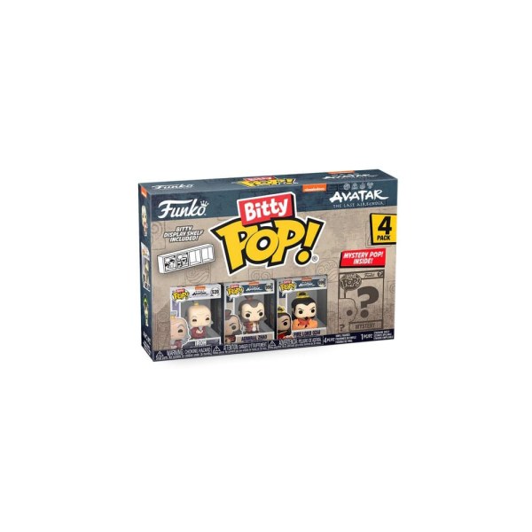 Avatar the Last Airbender 4-Pack Bitty POP! Vinyl Iroh 1-pollice Figure