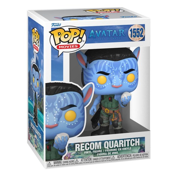 Avatar: The Way of Water POP! 1552 Film Vinyl Figure Recom Quaritch 9 cm
