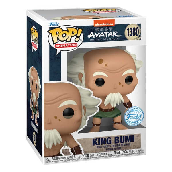 Avatar: The Last Airbender POP! 1380 Animazione Vinile King Bumi 9 cm Figura