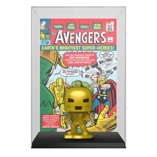 Marvel POP! 28 Fumetto Copertina Vinile Figura Avengers #1 9 cm