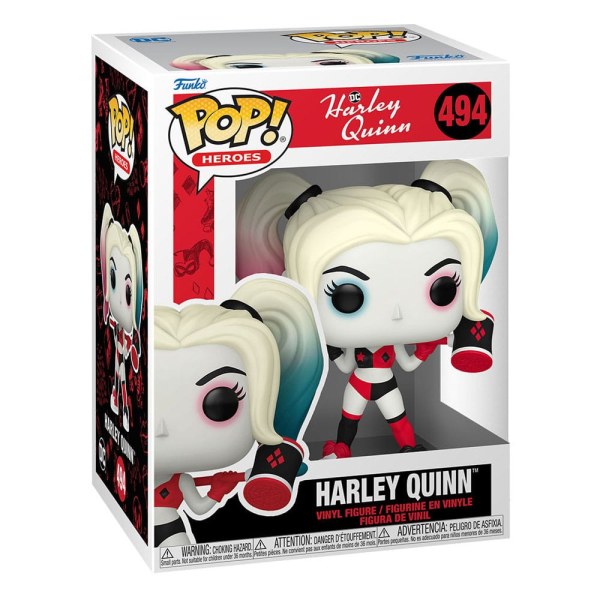 Harley Quinn Serie Animata POP! 494 Heroes Figura in vinile Harley Quinn 9 cm