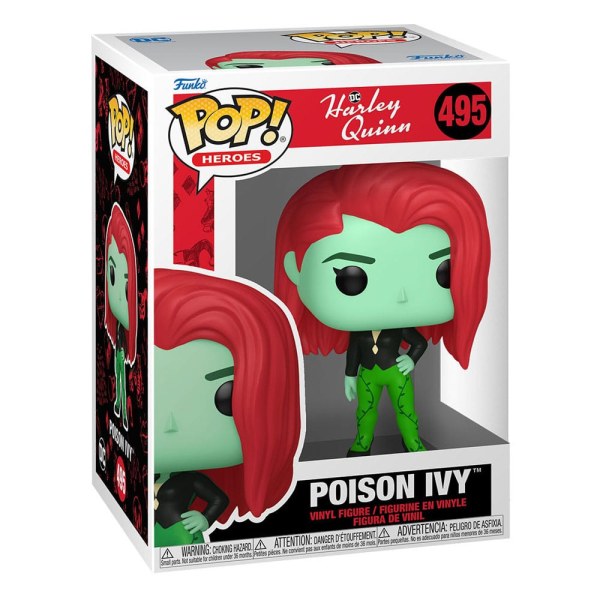 Harley Quinn Serie Animata POP! 495 Heroes Figura in vinile Poison Ivy 9 cm