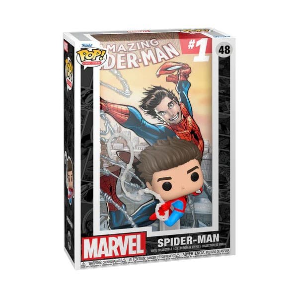 Marvel POP! Figura in vinile con copertina a fumetti The Amazing Spider-Man #1 9 cm