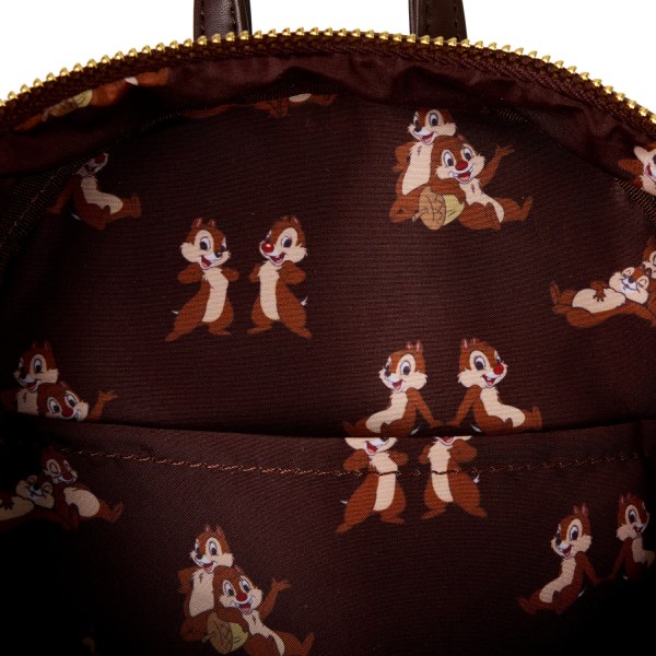 Mini zaino trapuntato con texture a ghianda Cip e Ciop - DISNEY LOUNGEFLY