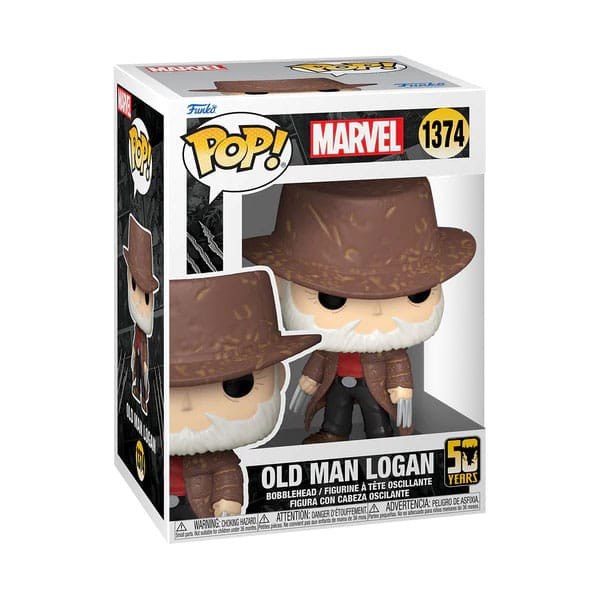 Marvel POP! 1374 Marvel Figurina in vinile Wolverine 50th - Ultimate Old Man Logan 9 cm
