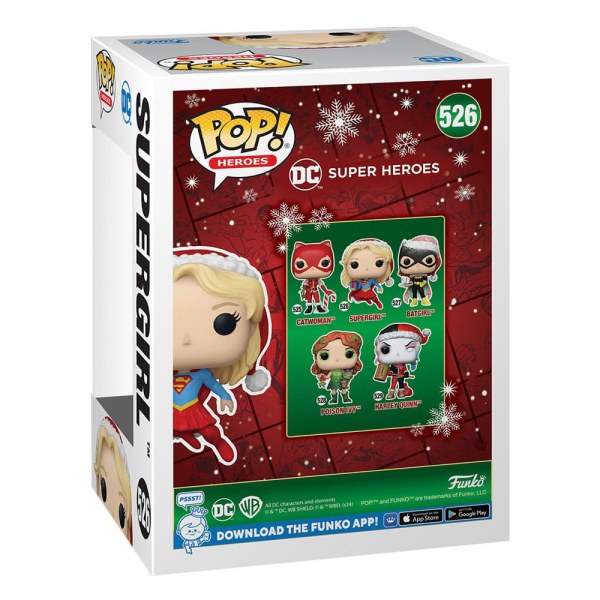 DC Comics POP! 526 Heroes Figurina in vinile Holiday '24- Supergirl 9 cm