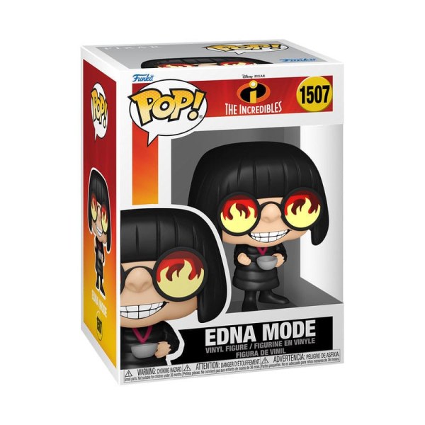 Gli Incredibili 20° Anniversario POP! 1507 Figurina in vinile Edna Moda 9 cm