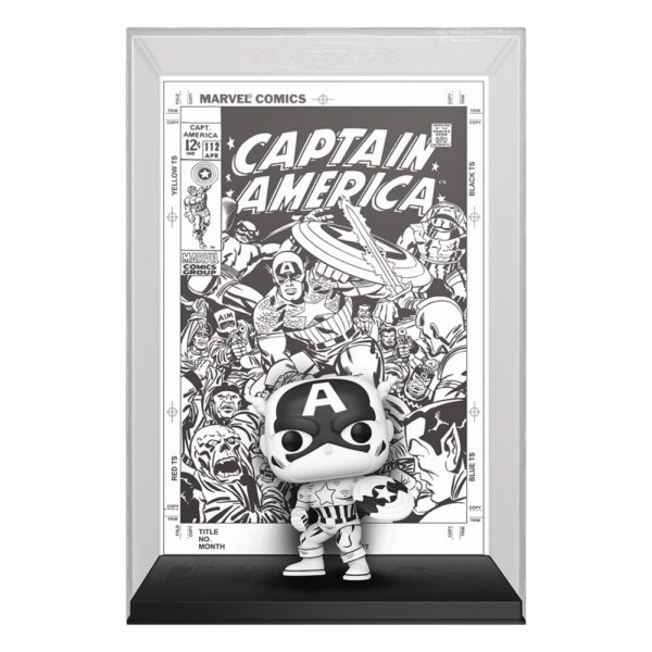 Marvel 85th Anniversary POP! 61 Copertina del fumetto Figura in vinile Capitano America 9 cm
