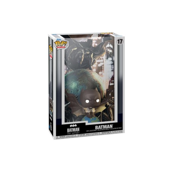 DC POP! 17 Fumetto Copertina Vinile Figura Batman The World 9 cm