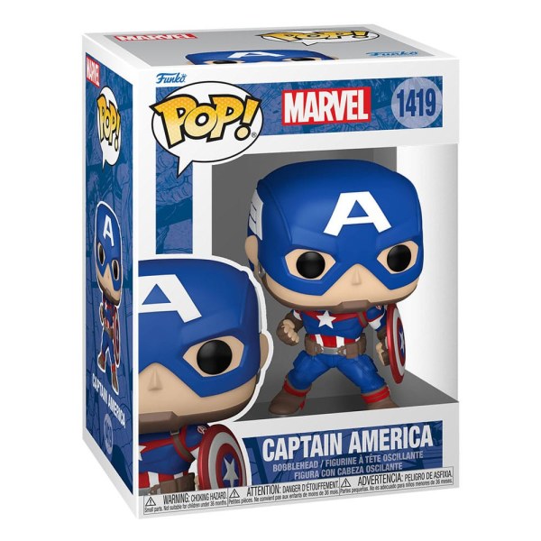 Marvel New Classics POP! 1419 Figura in vinile Capitano America 9 cm