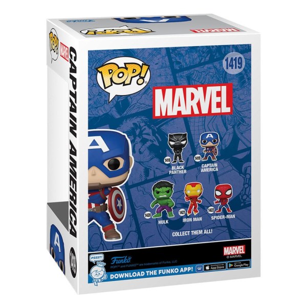 Marvel New Classics POP! 1419 Figura in vinile Capitano America 9 cm
