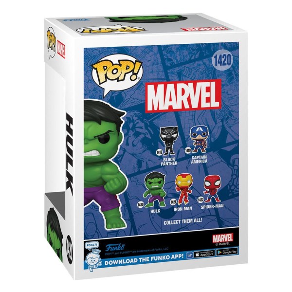 Marvel New Classics POP! 1420 Figura in vinile Hulk 9 cm
