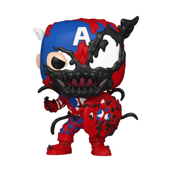 Marvel POP! 1436 Figurina in vinile Carnageized - Capitano America 9 cm