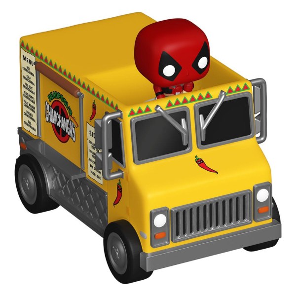 Marvel POP! Rides Figura in vinile Deadpool con camion Chimichanga 1"