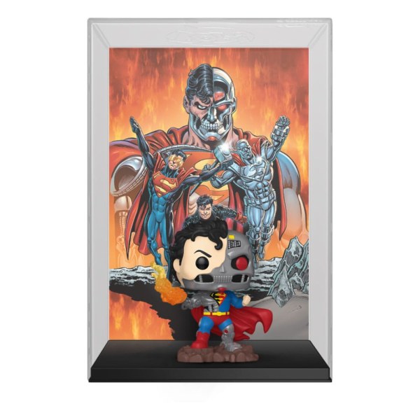 DC Comics POP! 21 Fumetto Copertina Vinile Figura Cyborg Superman 9 cm