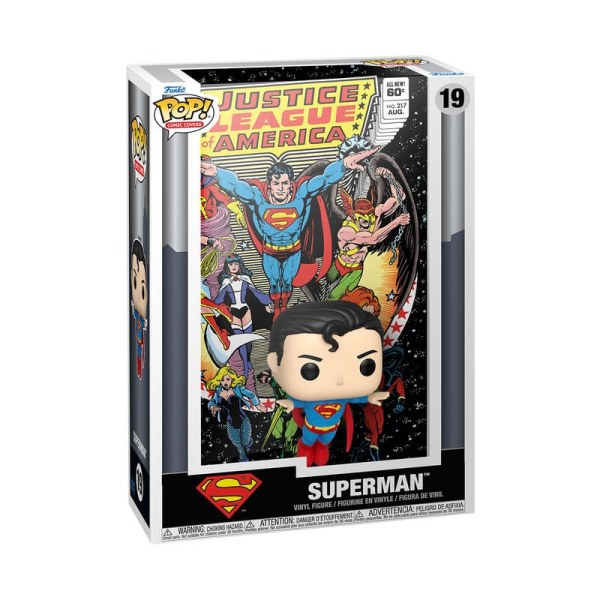 DC Comics POP! 19 Copertina del fumetto Figura in vinile Justice League of America Superman 9 cm