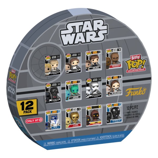 Star Wars confezione da 12 Bitty POP figurine! Vinile Una Nuova Speranza 2,5 cm