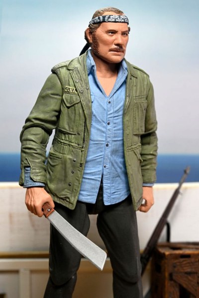 Jaws Ultimate Sam Quint 50° anniversario Figura 18 cm
