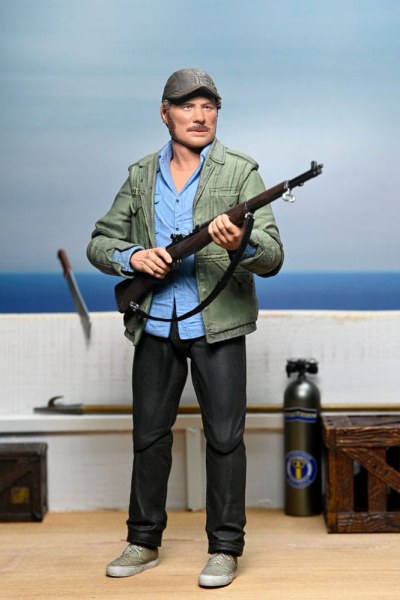 Jaws Ultimate Sam Quint 50° anniversario Figura 18 cm