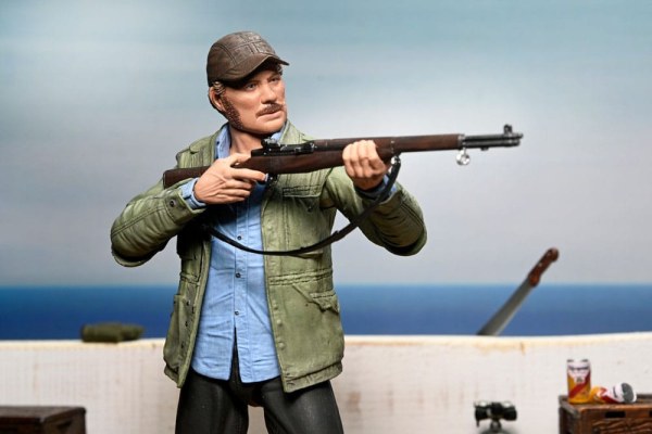 Jaws Ultimate Sam Quint 50° anniversario Figura 18 cm